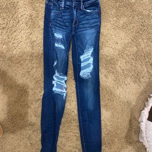 American Eagle High Waisted Jegging Jeans Size 00